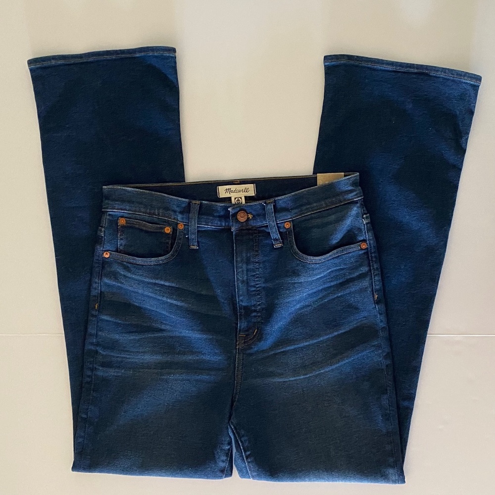 Madewell Indigo Flared Wide-Leg Jeans